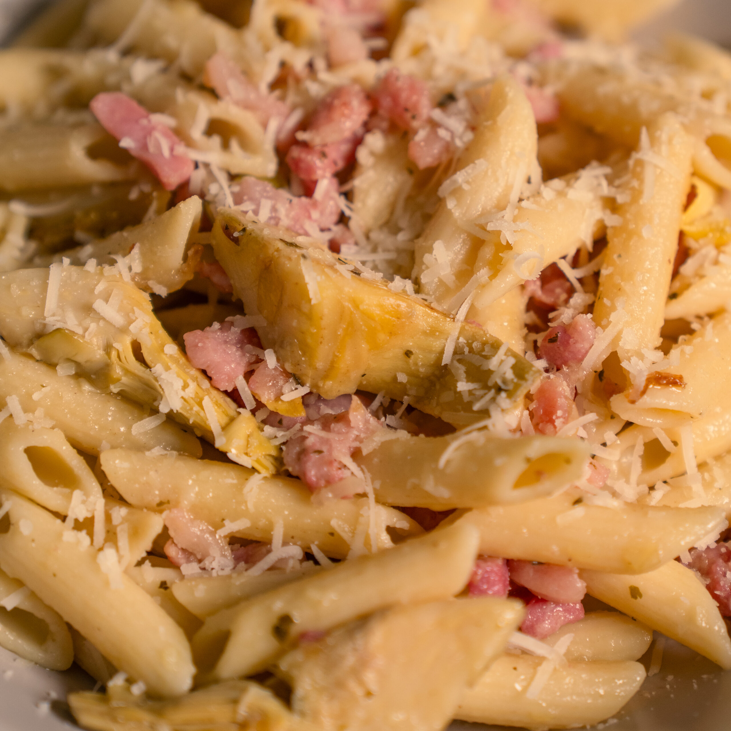 Artichokes penne